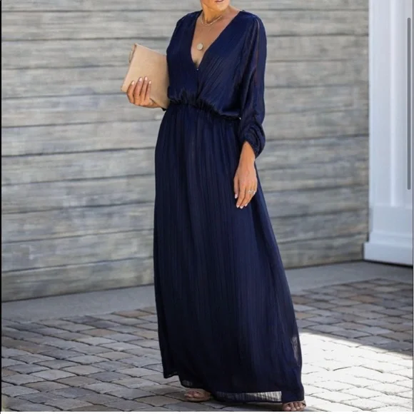 vici bridesmaid dresses Coastal Daydream Striped Waist Tie Maxi Dress in Pink Stripe